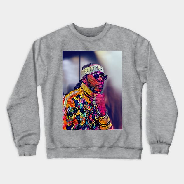 Abstract 2 Chainz Crewneck Sweatshirt by stilldan97